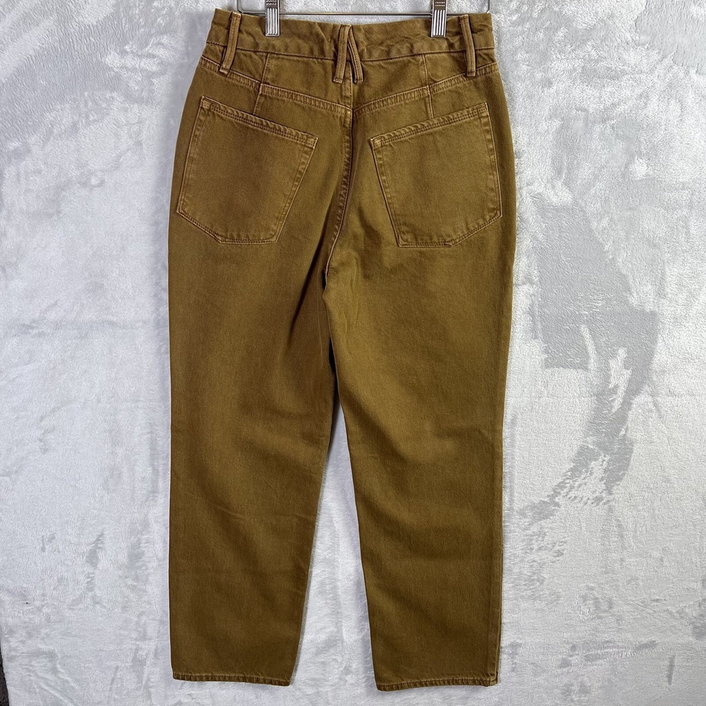 Good American 90s Duster Jeans Women's 2/26 Brown Straight Leg Pants High Rise